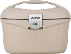 Decent Beautycase Dames / Reiskoffer - Hardcase - Sportivo - Beige -Beroemde Bagage Winkel 1200x919 3