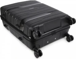 Decent ONE-CITY Large Koffer - 76 Cm - TSA Slot - Zwart -Beroemde Bagage Winkel 1200x929