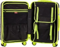 Decent Lumi Fix Handbagage Koffer - 55 Cm - Black/Lemon -Beroemde Bagage Winkel 1200x932 2