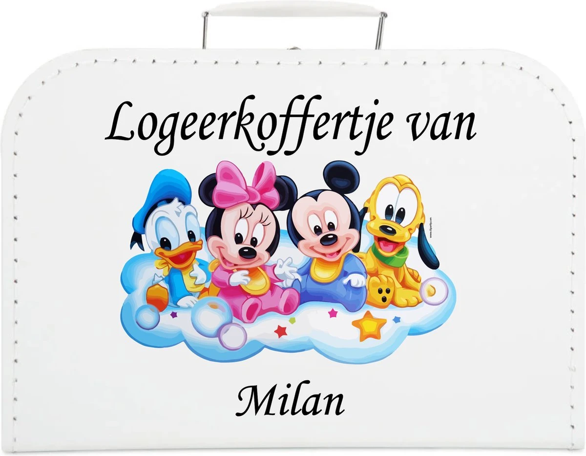 Logeerkoffer Effen - Kinderkoffer- Kraamcadeau - Geboortecadeau - Opa En Oma 3 Logeerkoffer Effen - Kinderkoffer- Kraamcadeau - Geboortecadeau - Opa En Oma