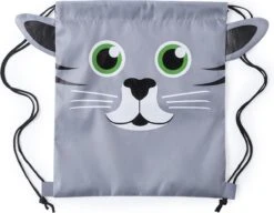 Kinder Rugzak - Rugtasje - Gymtas - Zwemtas - Trekkoordsluiting - Kat