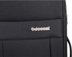 Decent D-Upright Large Koffer - 76 Cm Expandable - TSA Slot - Zwart -Beroemde Bagage Winkel 1200x947 1