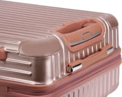 Royal Swiss - Reis Koffer - 66cm - Cijferslot- Lichtgewicht Koffer - 4 Wielen- Rosé Gold -Beroemde Bagage Winkel 1200x955 4