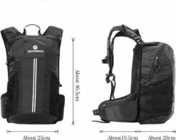 Merkloos Decopatent® Rugzak Outdoor - 20L - Regenbestendige Rugzak - Hydratatie Rugzak - Outdoor Sport - Buitensport - Watersport - Vissen -Beroemde Bagage Winkel 1200x957 1