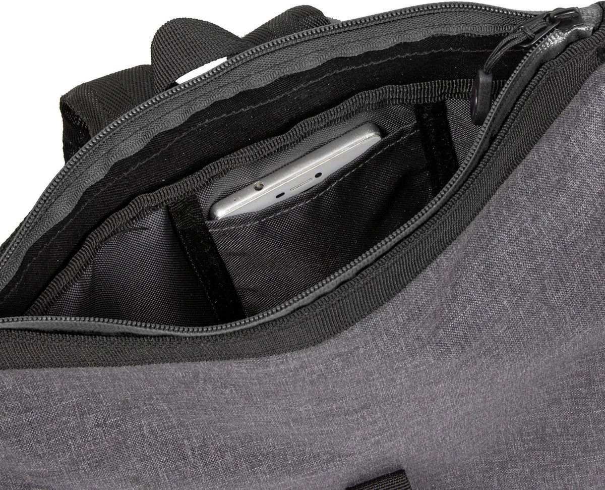 New Rebels® Vepo - Rugtas - Grijs- Waterbestendig - Roll-top - 87 - 19x20x4cm - Rugzak / Backpack 10 New Rebels® Vepo - Rugtas - Grijs- Waterbestendig - Roll-top - 87 - 19x20x4cm - Rugzak / Backpack - Afbeelding 8