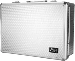 Beautycase / Beautykoffer Zilver Kleur - Functioneel - Aluminium Mobiel - Alle Beautygereedschappen- Kapper - Tattoo - Nagel - Visagie - Make-up - Cosmetica - Schmink - Beauty Case / Beauty Koffer Portable -Beroemde Bagage Winkel 1200x981 4