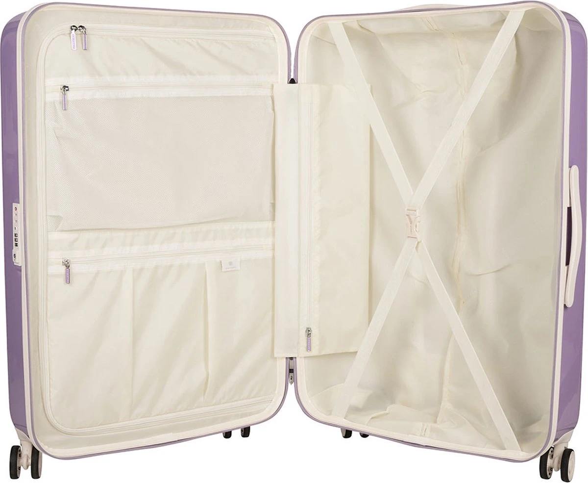 SUITSUIT - Fabulous Fifties - Royal Lavender - Reiskoffer (76 Cm) 18 SUITSUIT - Fabulous Fifties - Royal Lavender - Reiskoffer (76 Cm) - Afbeelding 16