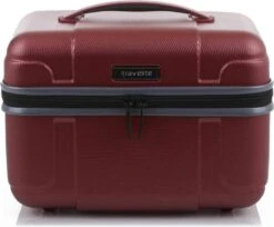 Travelite Vector Beauty Case Coral -Beroemde Bagage Winkel 1200x991 1