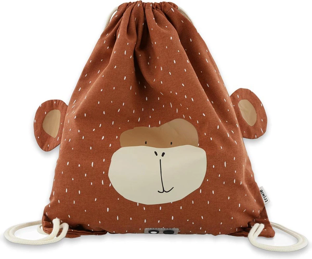 Trixie- Zwemtas Turntas - Rugtassen - Monkey 4 Trixie- Zwemtas Turntas - Rugtassen - Monkey - Afbeelding 2