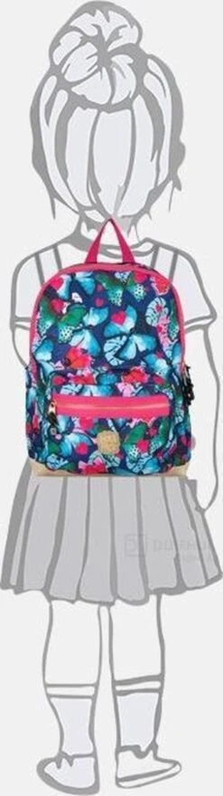 Pick & Pack Prachtige Vlinder - Rugzak - Donkerblauw - Maat M -Beroemde Bagage Winkel 337x1200 3