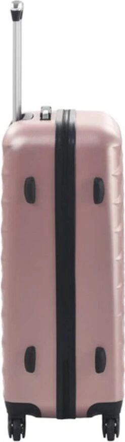 VidaXL 3-delige Harde Kofferset ABS Roségoud -Beroemde Bagage Winkel 341x1200