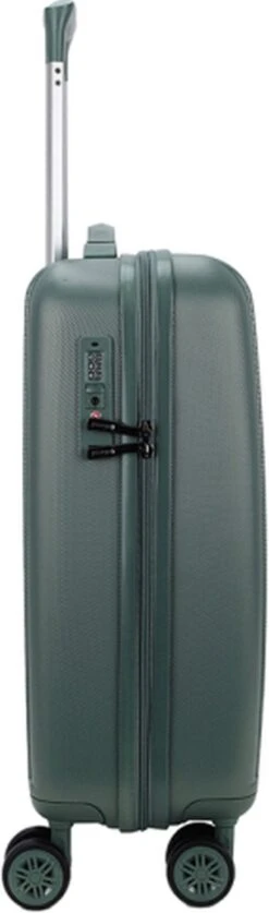 Decent Handbagage Koffer / Trolley / Reiskoffer - 55 Cm - 38 Liter - ABS - Tranporto - Groen -Beroemde Bagage Winkel 354x1200 1