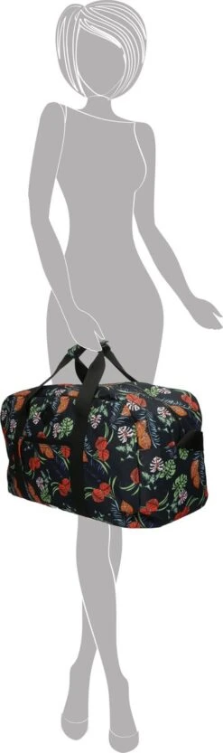 Enrico Benetti Capetown Sporttas/ Reistas - Blad Print -Beroemde Bagage Winkel 356x1200 2