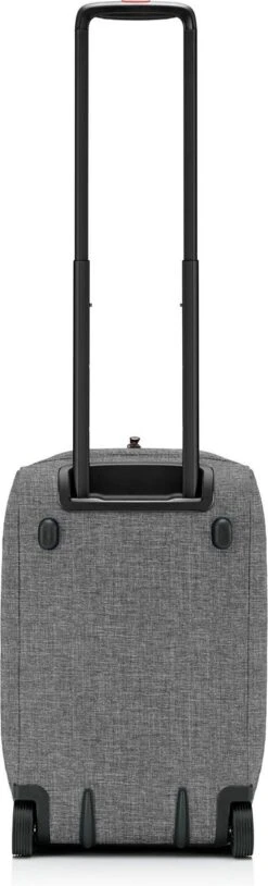 Reisenthel Allrounder Trolley Reiskoffer Reistas Op 2 Wielen - 30L - Twist Silver Grijs -Beroemde Bagage Winkel 364x1200