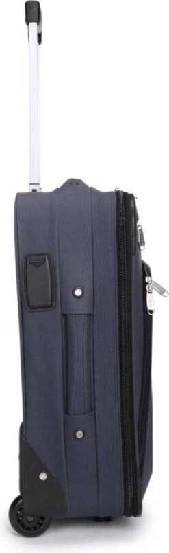 Decent Basic-Line Medium Trolley 63 Cm - Donkerblauw -Beroemde Bagage Winkel 368x1200