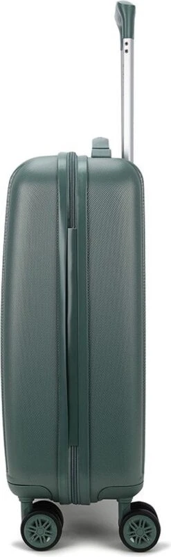Decent Handbagage Koffer / Trolley / Reiskoffer - 55 Cm - 38 Liter - ABS - Tranporto - Groen -Beroemde Bagage Winkel 370x1200