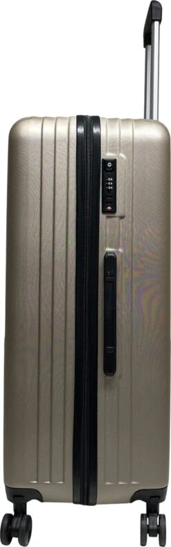 Royalty Rolls Amsterdam XL Reiskoffer 78 Cm - 98 Liter - Champagne 10 Royalty Rolls Amsterdam XL Reiskoffer 78 Cm - 98 Liter - Champagne -Beroemde Bagage Winkel 376x1200