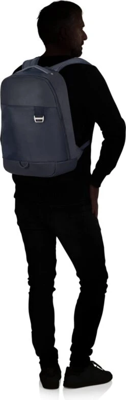 Samsonite Rugzak Met Laptopvak - Midtown Laptop Backpack S Dark Blue -Beroemde Bagage Winkel 380x1200