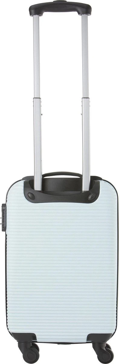 TravelZ Horizon Handbagagekoffer - 54cm Handbagage Trolley Met Gevoerde Binnenkant - Baby Blauw 4 TravelZ Horizon Handbagagekoffer - 54cm Handbagage Trolley Met Gevoerde Binnenkant - Baby Blauw - Afbeelding 2