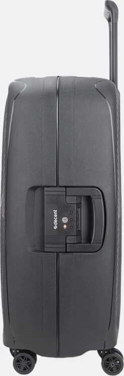 Decent Koffer / Trolley / Reiskoffer - 68 X 47.5 X 28 Cm - 80 Liter - Axiss-Fix - Zwart -Beroemde Bagage Winkel 396x1200