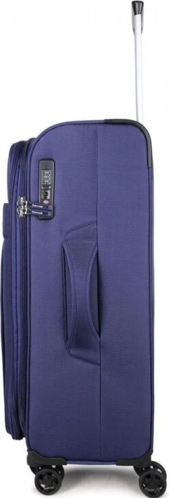 Decent D-Upright Large Koffer - 76 Cm Expandable - TSA Slot - Donkerblauw -Beroemde Bagage Winkel 408x1200