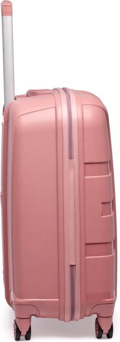 ©TROLLEYZ - Paris No.5 - Reiskoffer - 69cm Met TSA Slot - Dubbele Wielen - 360° Spinners - 100% Polypropyleen - Reiskoffer In Rose Blush -Beroemde Bagage Winkel 423x1200 1
