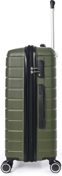 Jump Arogado - Reiskoffer - 66 Cm - 4 Wielen - TSA-Cijferslot - Kaki -Beroemde Bagage Winkel 423x1200