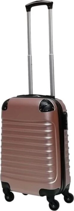 Castillo Quadrant 2 Delige ABS Kofferset (XL + S) - Rosé Gold -Beroemde Bagage Winkel 425x1200