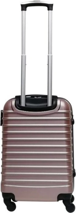 Castillo Quadrant 2 Delige ABS Kofferset (XL + S) - Rosé Gold -Beroemde Bagage Winkel 431x1200