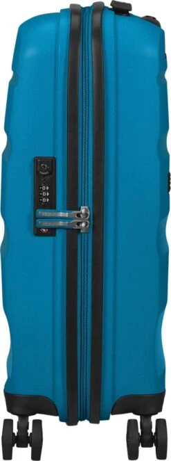 American Tourister Reiskoffer - Bon Air Dlx Spinner 55/20 Tsa (Handbagage) Seaport Blue -Beroemde Bagage Winkel 447x1200
