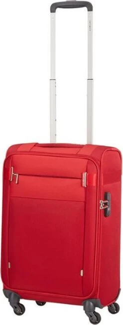 Samsonite Reiskoffer - Citybeat Spinner 55/20 Length 35Cm (Handbagage) Red -Beroemde Bagage Winkel 456x1200