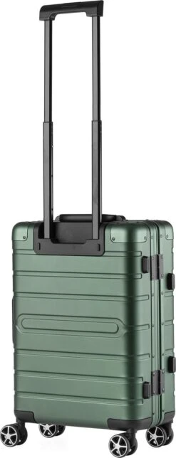 CarryOn ULD Handbagage - Luxe Aluminium Trolley 55cm - Dubbel TSA Slot - Dubbele Wielen - Groen 11 CarryOn ULD Handbagage - Luxe Aluminium Trolley 55cm - Dubbel TSA Slot - Dubbele Wielen - Groen -Beroemde Bagage Winkel 460x1200 3