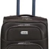 Stoffen Handbagage Koffer 51cm 4 Wielen Trolley - Bruin -Beroemde Bagage Winkel 462x1200