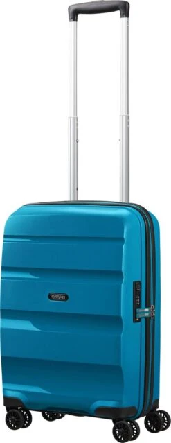 American Tourister Reiskoffer - Bon Air Dlx Spinner 55/20 Tsa (Handbagage) Seaport Blue -Beroemde Bagage Winkel 464x1200 1