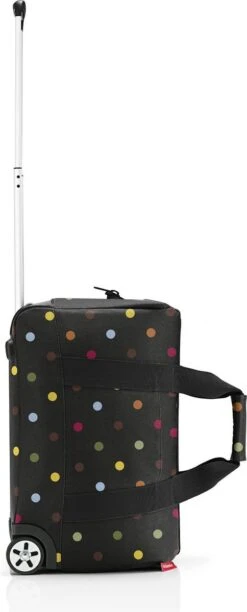 Reisenthel Allrounder Trolley Reiskoffer Reistas Op 2 Wielen - 30L - Dots Zwart -Beroemde Bagage Winkel 484x1200
