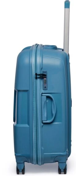 ©TROLLEYZ - Venice No.10 - Reiskoffer - 69cm Met TSA Slot - Dubbele Wielen - 360° Spinners - 100% Polypropyleen - Reiskoffer In Ice Blue 23 ©TROLLEYZ - Venice No.10 - Reiskoffer - 69cm Met TSA Slot - Dubbele Wielen - 360° Spinners - 100% Polypropyleen - Reiskoffer In Ice Blue -Beroemde Bagage Winkel 520x1200