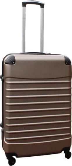 Travelerz Kofferset 3 Delig Met Wielen En Cijferslot - Handbagage Koffers - ABS - Champagne -Beroemde Bagage Winkel 522x1200 3