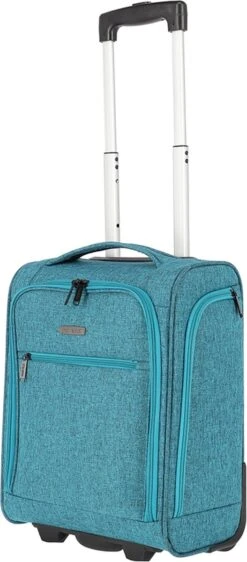 Travelite Handbagage Zachte Koffer / Trolley / Reiskoffer - Cabin - 43 Cm - Blauw -Beroemde Bagage Winkel 527x1200 2