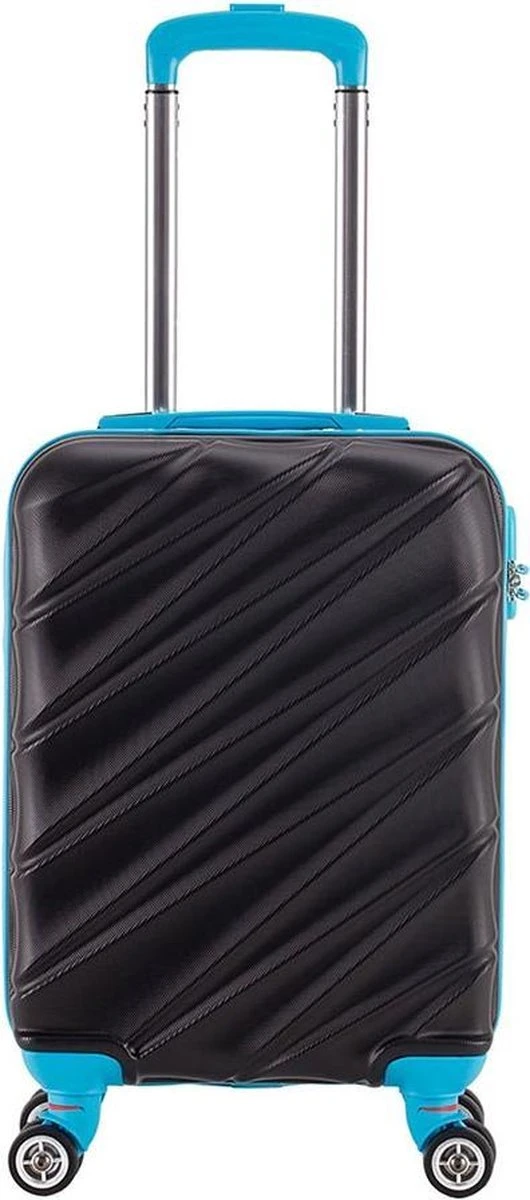 Decent Lumi Fix Handbagage Koffer - 55 Cm - Black/Blue 3 Decent Lumi Fix Handbagage Koffer - 55 Cm - Black/Blue