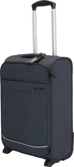 Enrico Benetti Dallas 39042 Handbagage Koffer Softcase - Grijs -Beroemde Bagage Winkel 535x1200