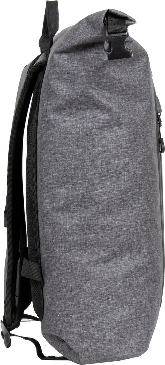 New Rebels® Vepo - Rugtas - Grijs- Waterbestendig - Roll-top - 87 - 19x20x4cm - Rugzak / Backpack 7 New Rebels® Vepo - Rugtas - Grijs- Waterbestendig - Roll-top - 87 - 19x20x4cm - Rugzak / Backpack - Afbeelding 5