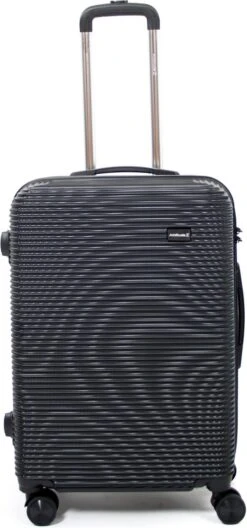 AttitudeZ Air-Z Reiskoffer Medium Zwart 67cm - TSA-slot -Beroemde Bagage Winkel 561x1200