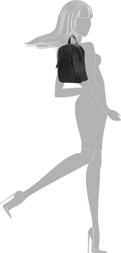 Enrico Benetti Toulouse Rugzak - 66169 - Zwart -Beroemde Bagage Winkel 575x1200 5