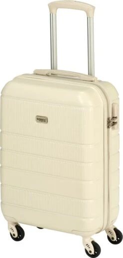 Princess Traveller Florence - Handbagagekoffer Met Strap - Crème - S - 55cm -Beroemde Bagage Winkel 576x1200 2