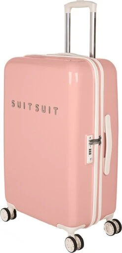 SUITSUIT - Fabulous Fifties - Papaya Peach - Reiskoffer (66 Cm) -Beroemde Bagage Winkel 579x1200 1