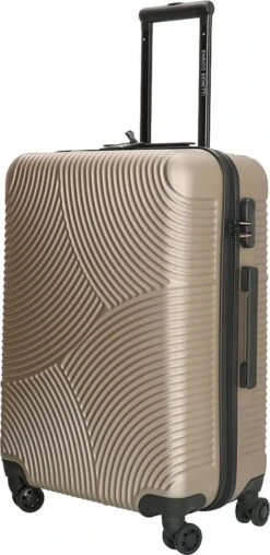 Enrico Benetti Harde Koffer LouisvilleHoogte 65 Cm - Champagne -Beroemde Bagage Winkel 583x1200