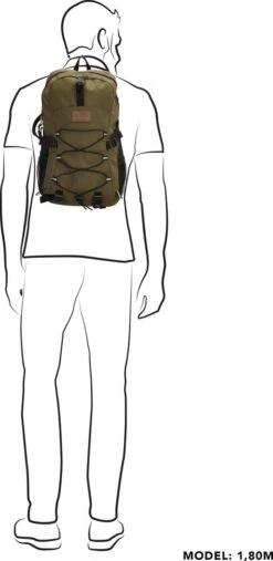 Beagles Originals Outdoor Originals Rugzak 13,3 Inch (29,4x16,6 Cm.) - Olijfgroen -Beroemde Bagage Winkel 585x1200 2