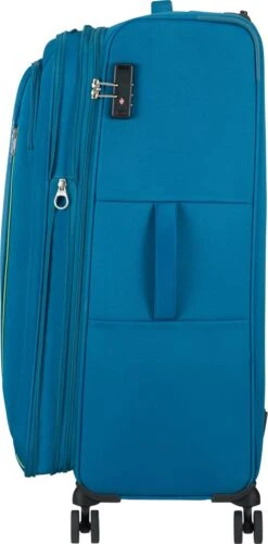 American Tourister Reiskoffer - Hyperspeed Spinner 80/30 Tsa Uitbreidbaar Deep Teal -Beroemde Bagage Winkel 592x1200