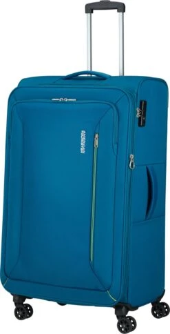 American Tourister Reiskoffer - Hyperspeed Spinner 80/30 Tsa Uitbreidbaar Deep Teal -Beroemde Bagage Winkel 613x1200 2
