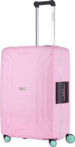CarryOn Steward TSA Reiskoffer - 65cm Trolley Met Kliksloten - Dubbele Wielen - Roze 29 CarryOn Steward TSA Reiskoffer - 65cm Trolley Met Kliksloten - Dubbele Wielen - Roze -Beroemde Bagage Winkel 614x1200